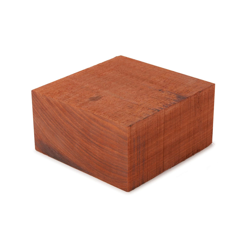 Padauk Wood Turning Stock - Thickness:3" - Width:6" - Length:6"